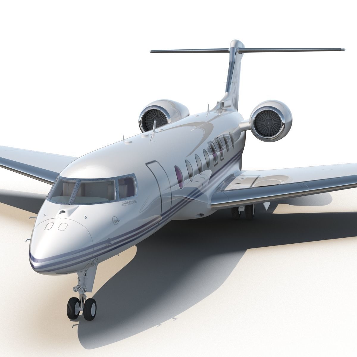 Gulfstream G650 3D model_7