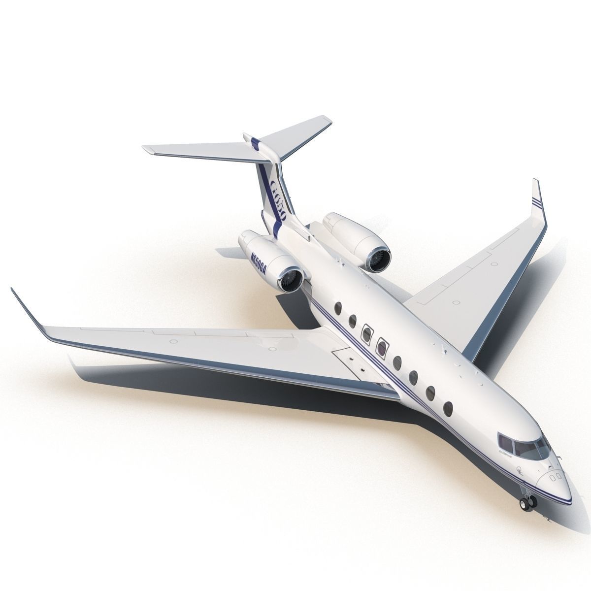 Gulfstream G650 3D model_6