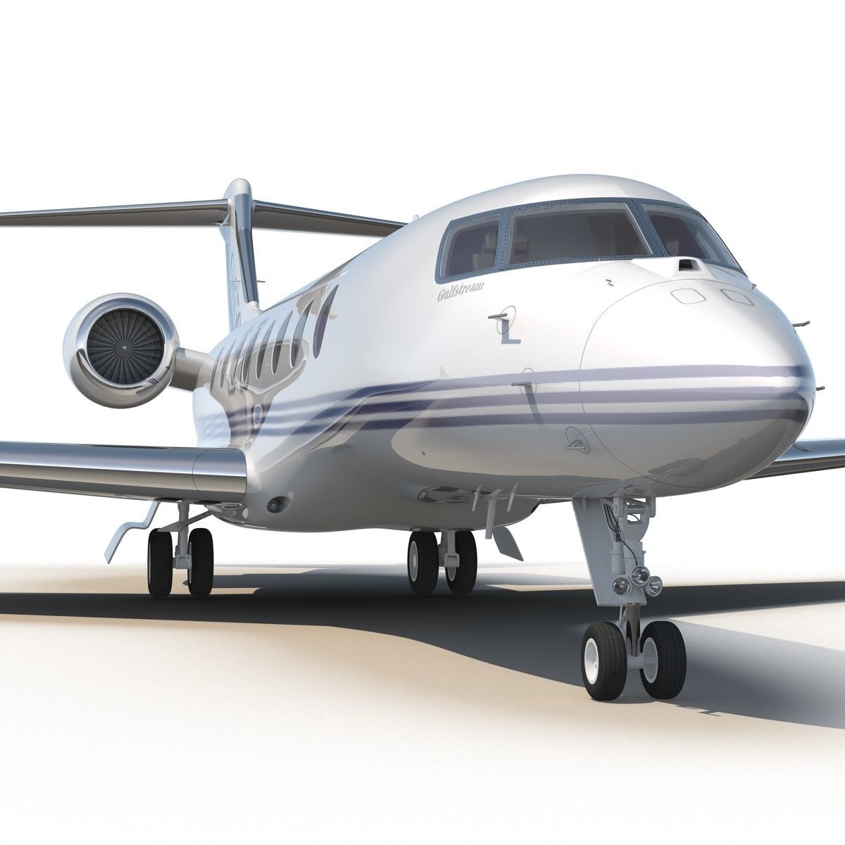 Gulfstream G650 3D model_8