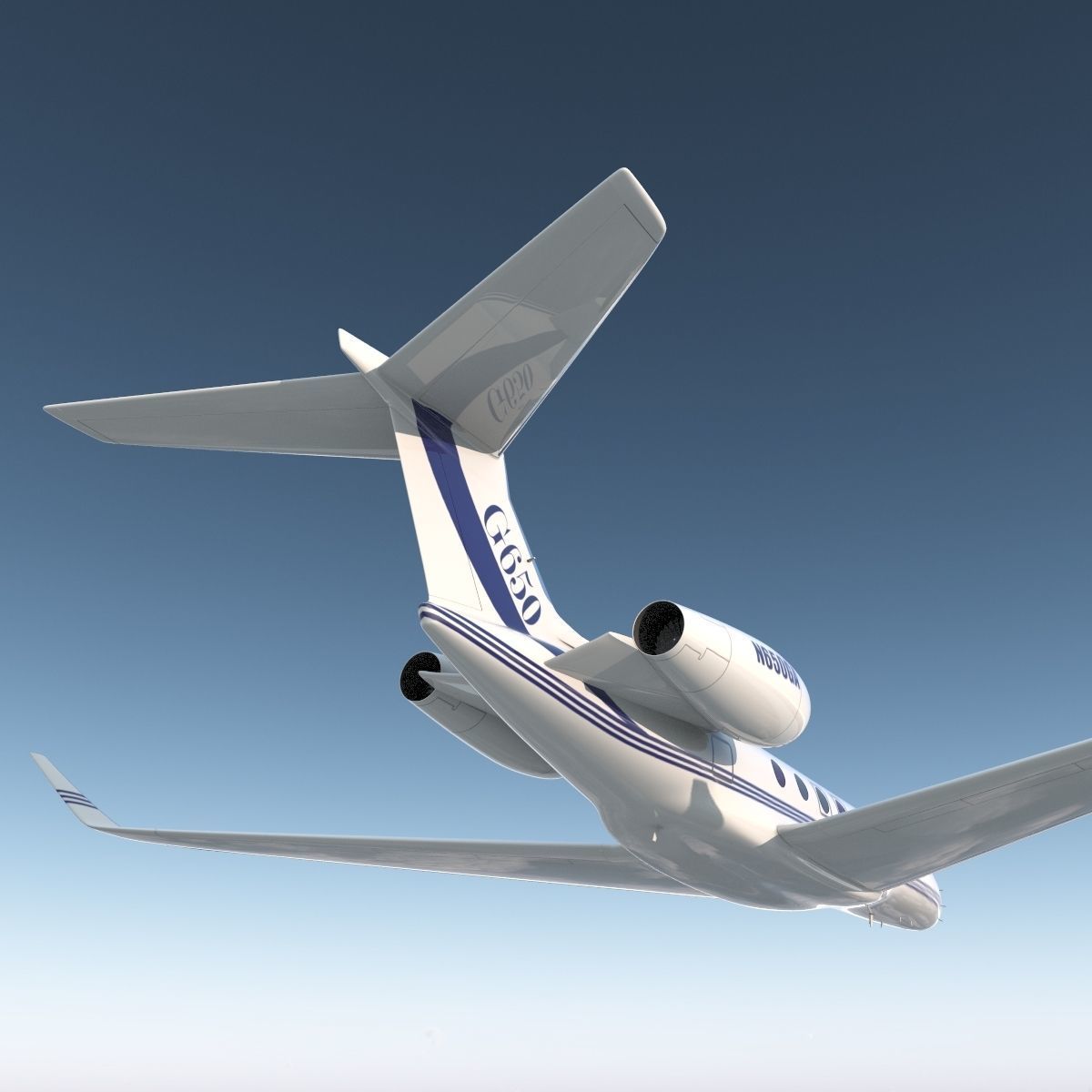 Gulfstream G650 3D model_47