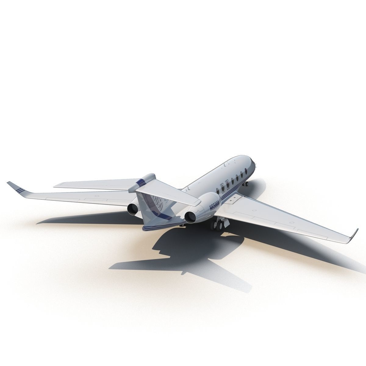 Gulfstream G650 3D model_5