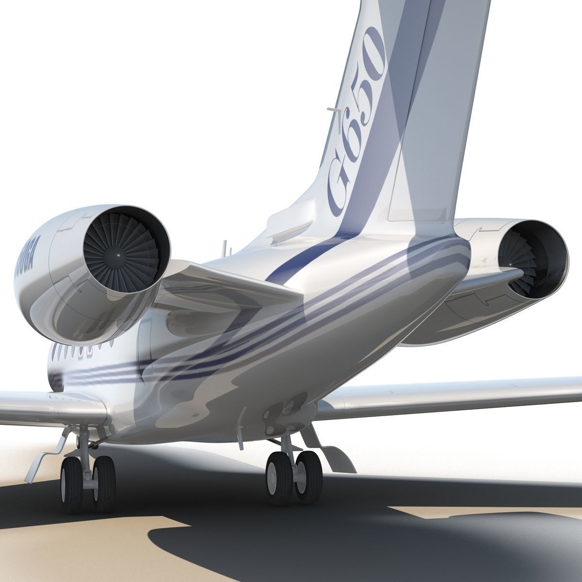 Gulfstream G650 3D model_10