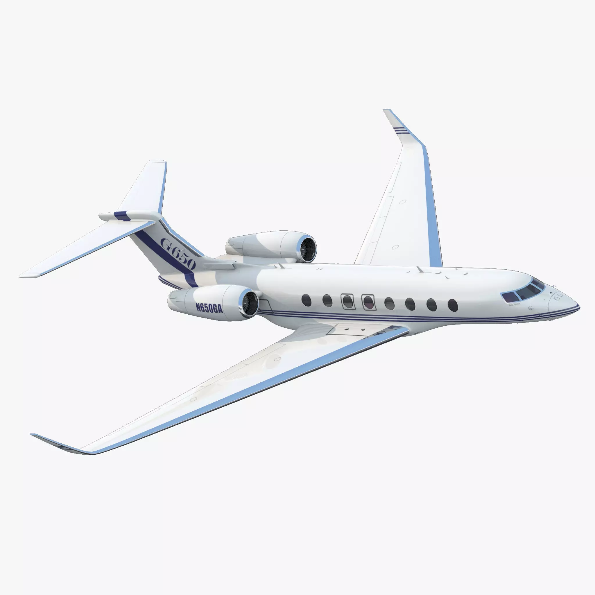 Gulfstream G650 3D model_0
