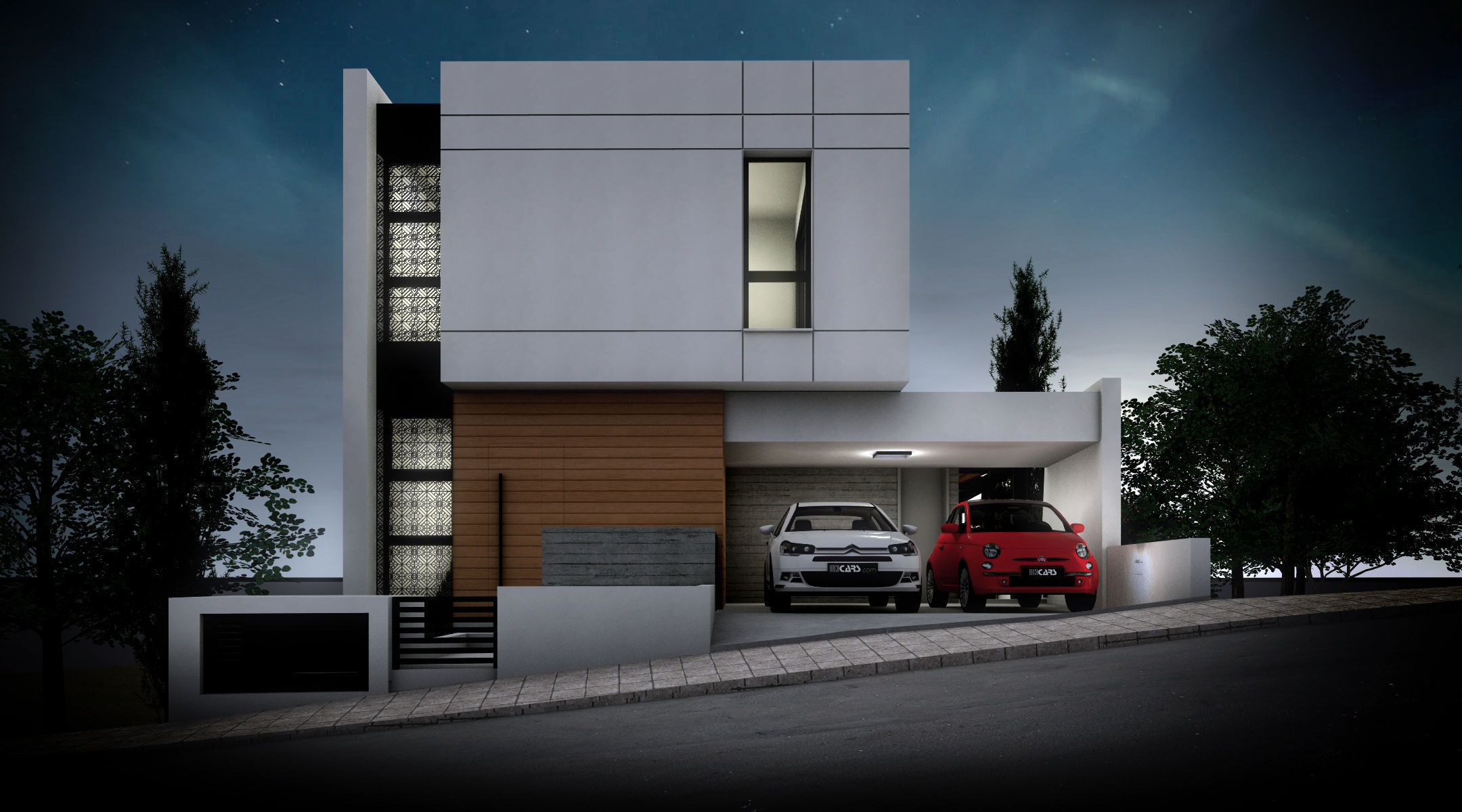 LEO17 modern villa in cyprus 3D model_1