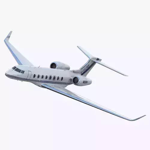 Gulfstream G650 Rigged