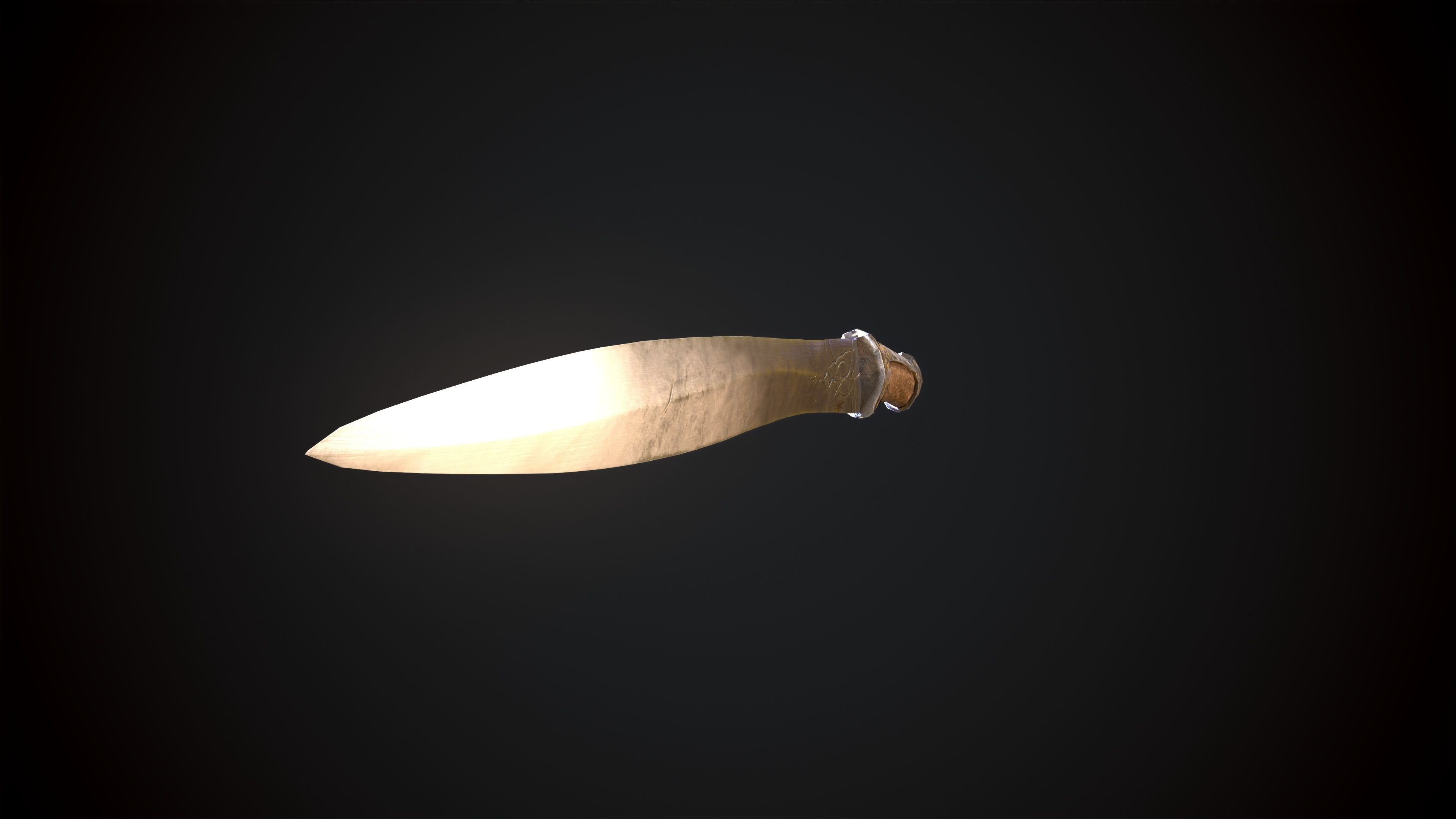 Crysknife Dune Low-poly 3D model_2