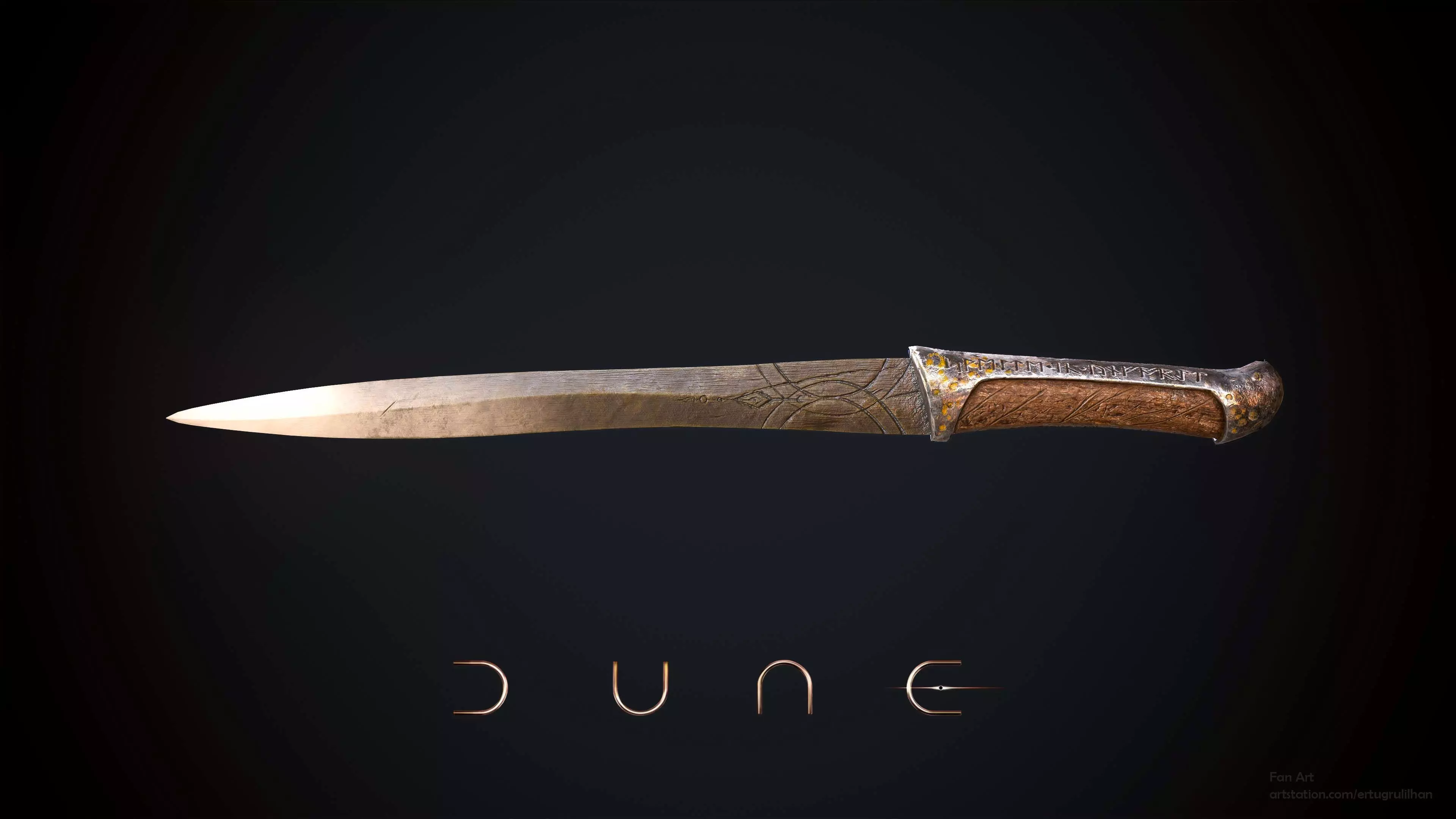 Crysknife Dune Low-poly 3D model_0