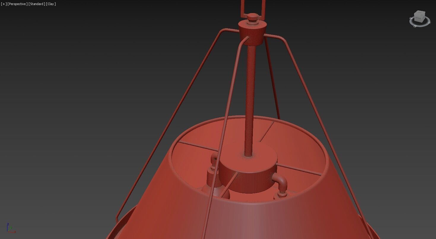 Shelton Pendant Large 3D model_14