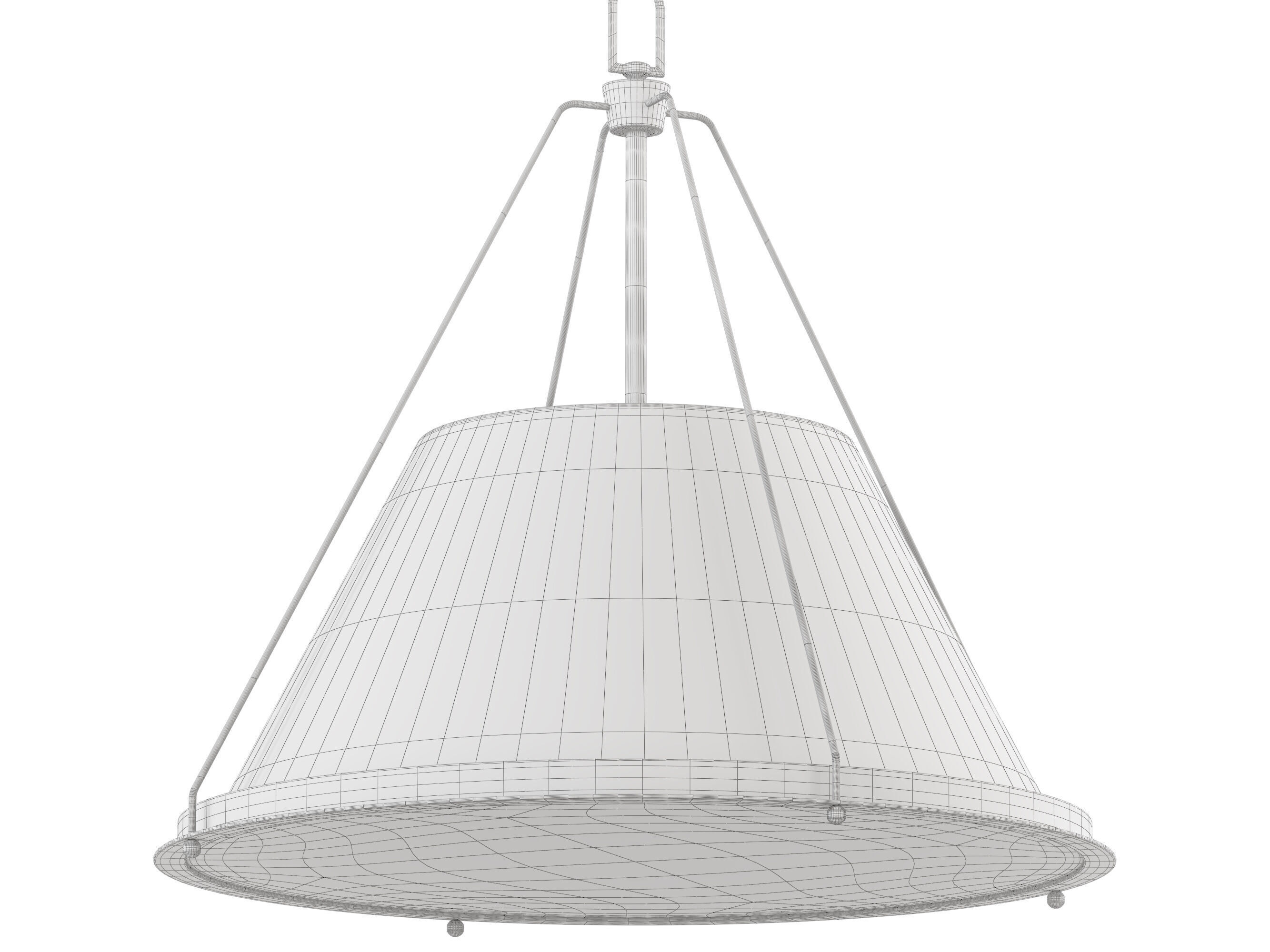 Shelton Pendant Large 3D model_4