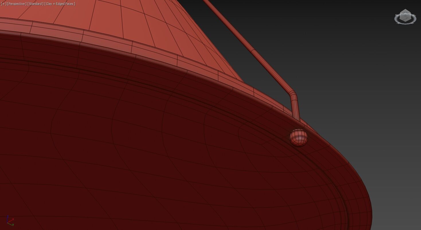 Shelton Pendant Large 3D model_12