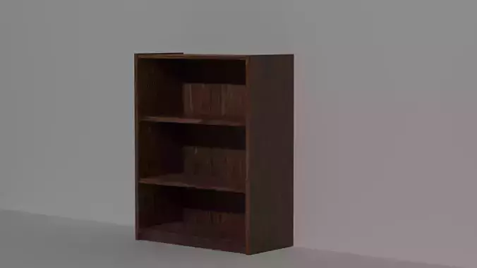 Short Walnut Bookshelf