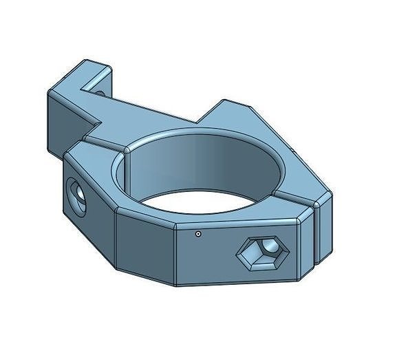 BUBBLE LEVEL FOR VISORS 34MM NIVEL BURBUJA ANILLOS VISORES 3D print model