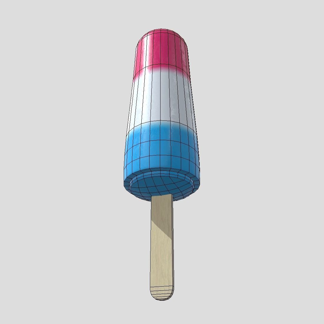 CC0 - Popsicle 3 Free low-poly 3D model_13
