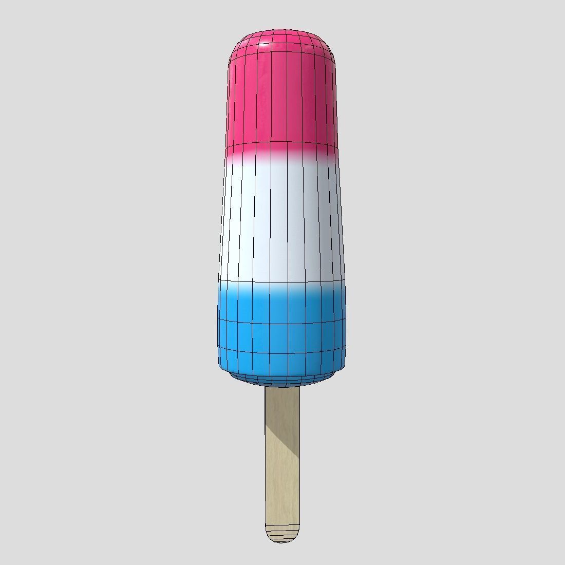 CC0 - Popsicle 3 Free low-poly 3D model_5