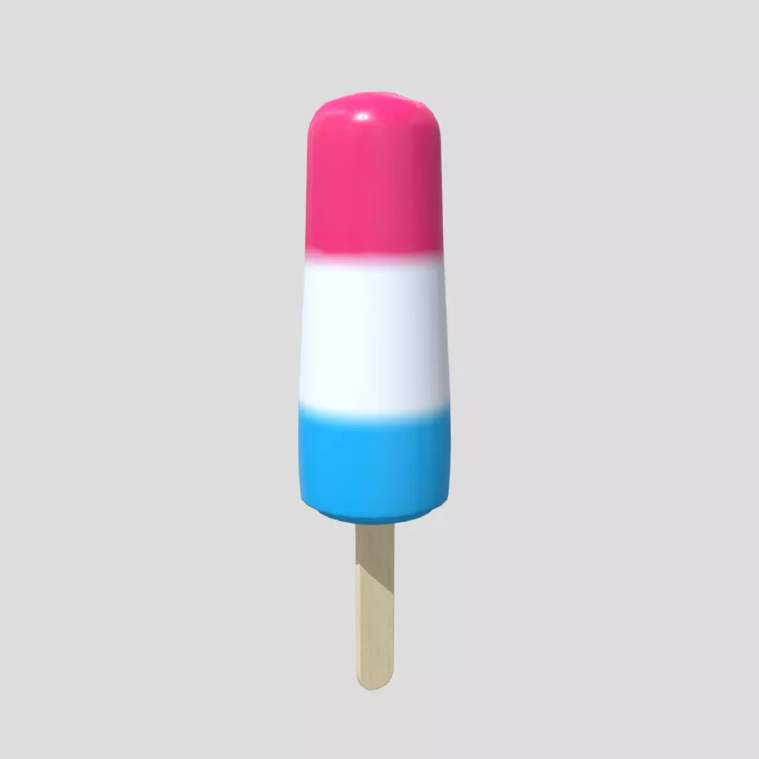 CC0 - Popsicle 3 Free low-poly 3D model_0