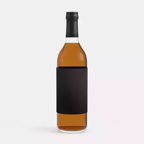 750mL Syrup or Wine Bottle with Topper