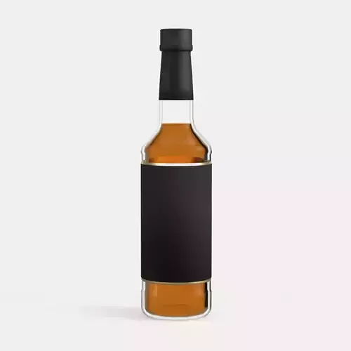 750mL Syrup or Wine Bottle with Topper II