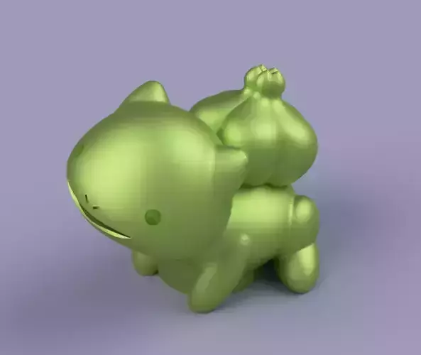 Another Bulbasaur hookah mouthpiece mouth tip Adaptador cachimba 3D print model