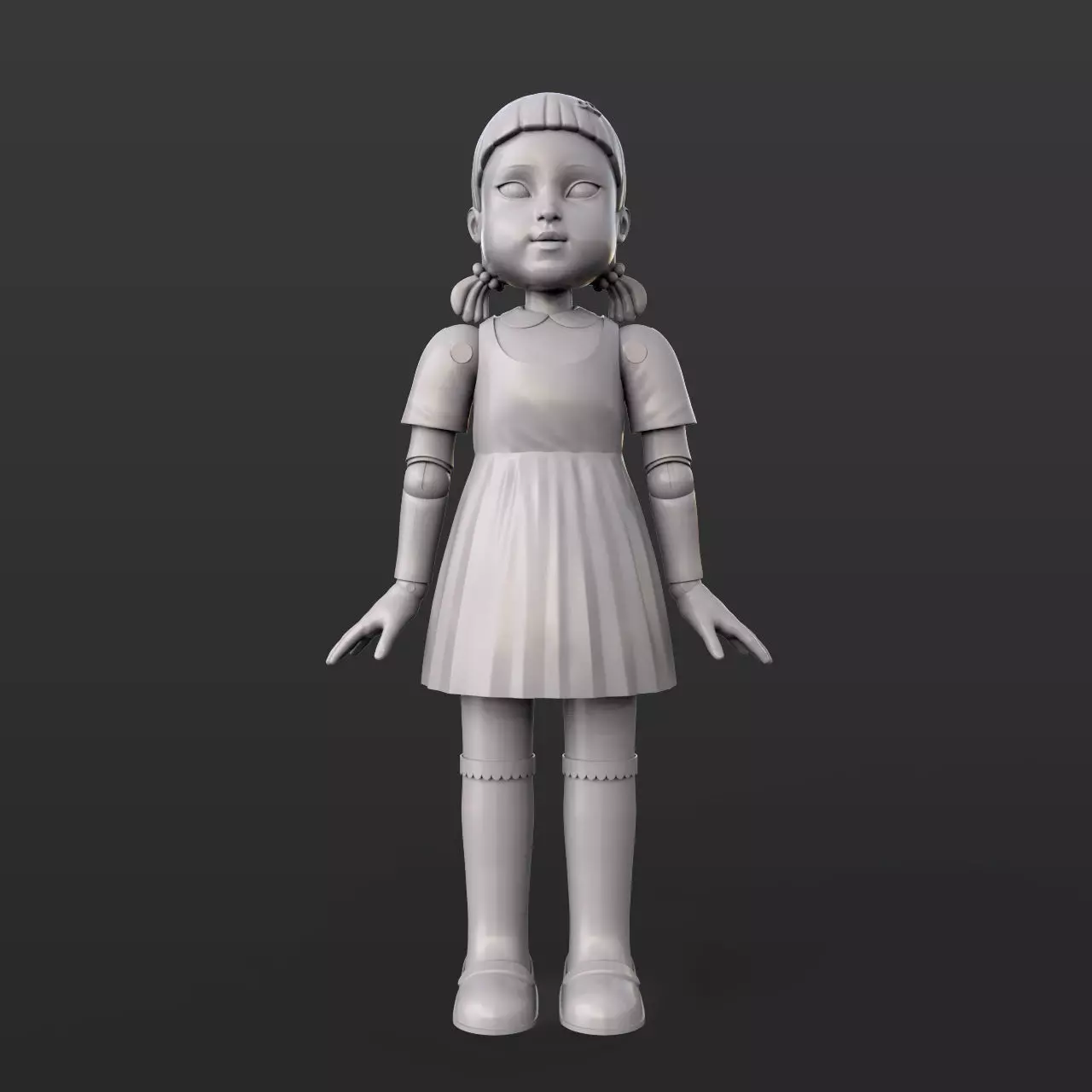 CREEPY DOLL NOT SQUID GAME 3D print model