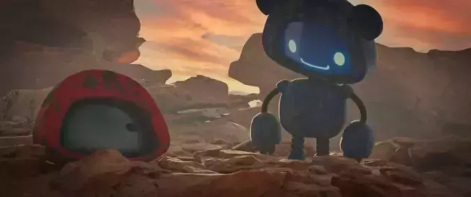 Game Ready Rigged Robot Billy Remastered