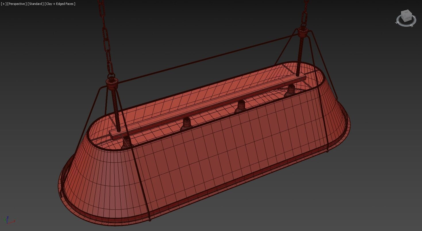 Shelton Linear Chandelier 3D model_11