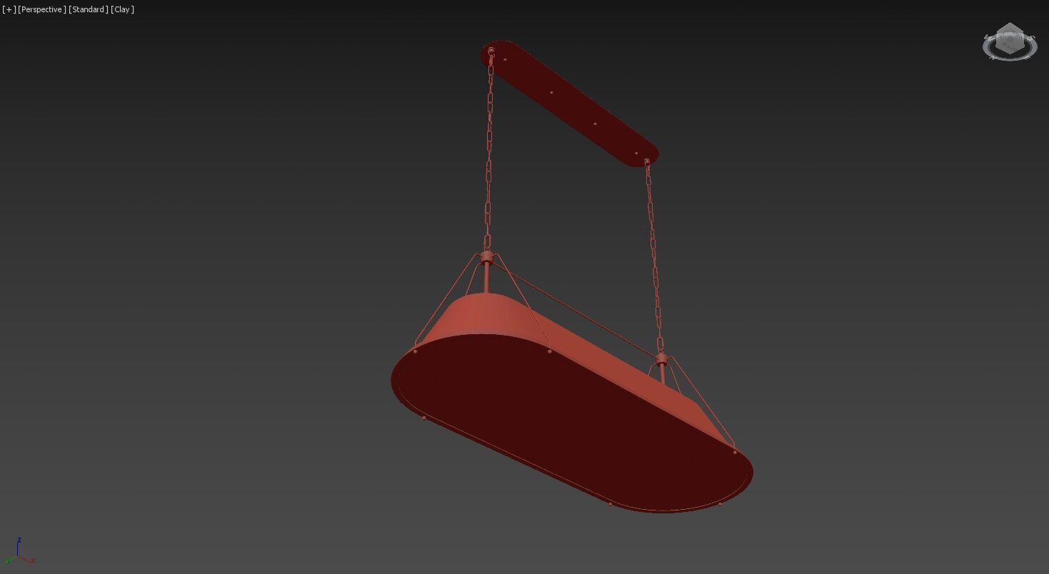 Shelton Linear Chandelier 3D model_9