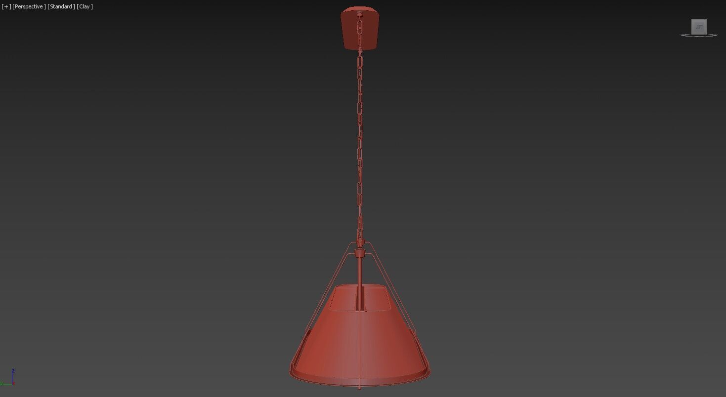 Shelton Linear Chandelier 3D model_7