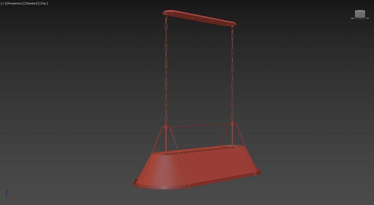 Shelton Linear Chandelier 3D model_10