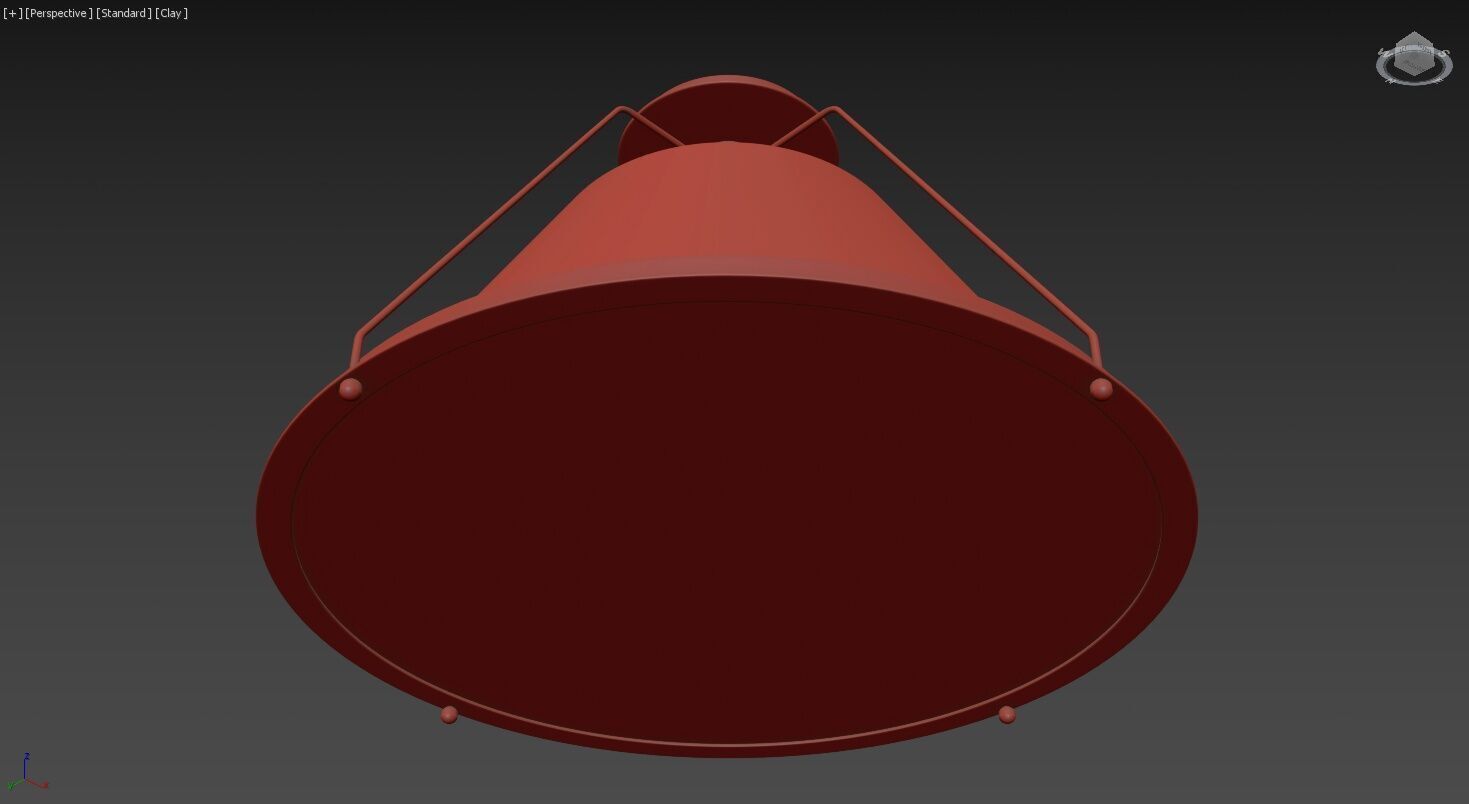 Shelton Flush Mount Large 3D model_11