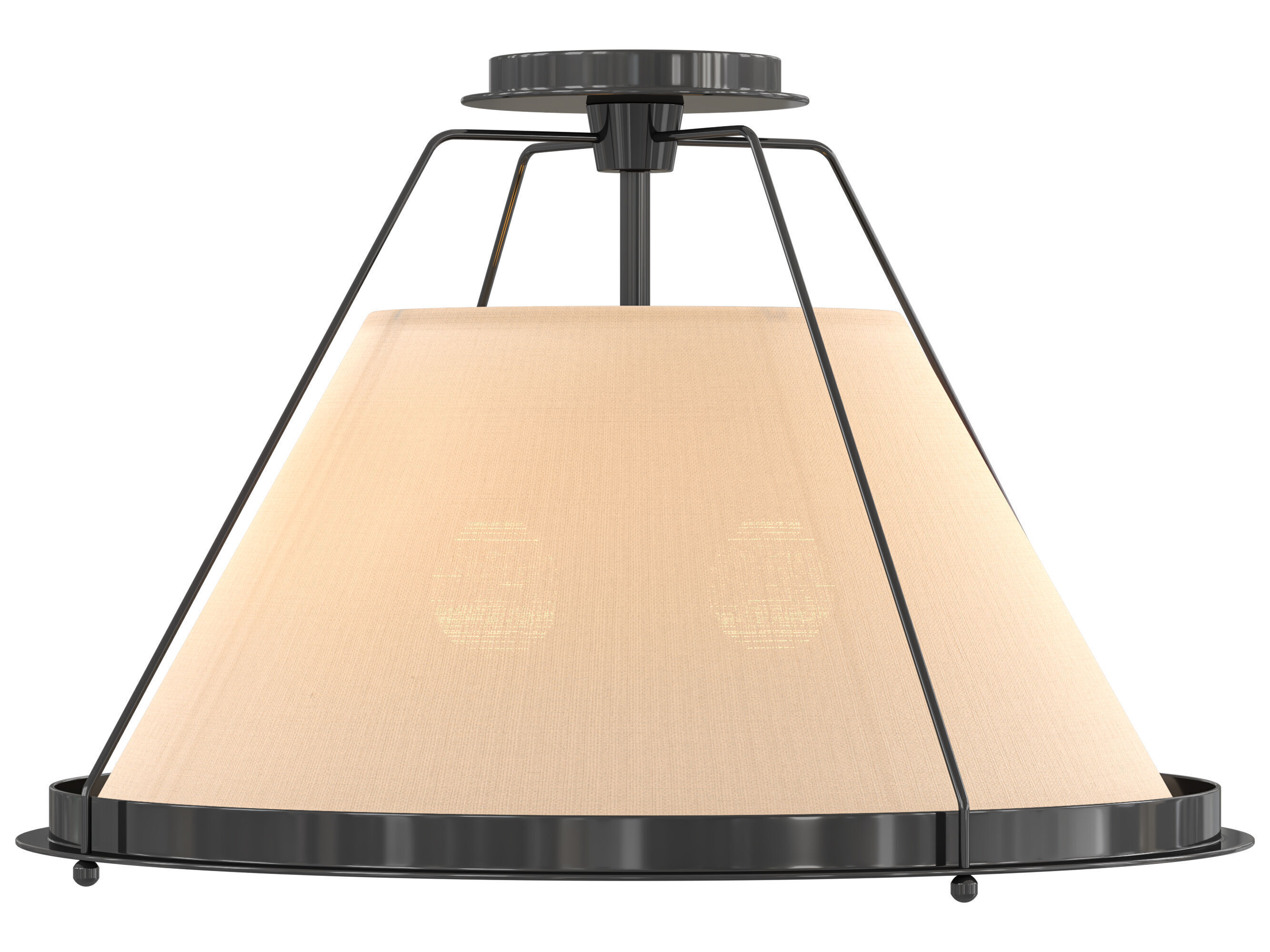 Shelton Flush Mount Large 3D model_3