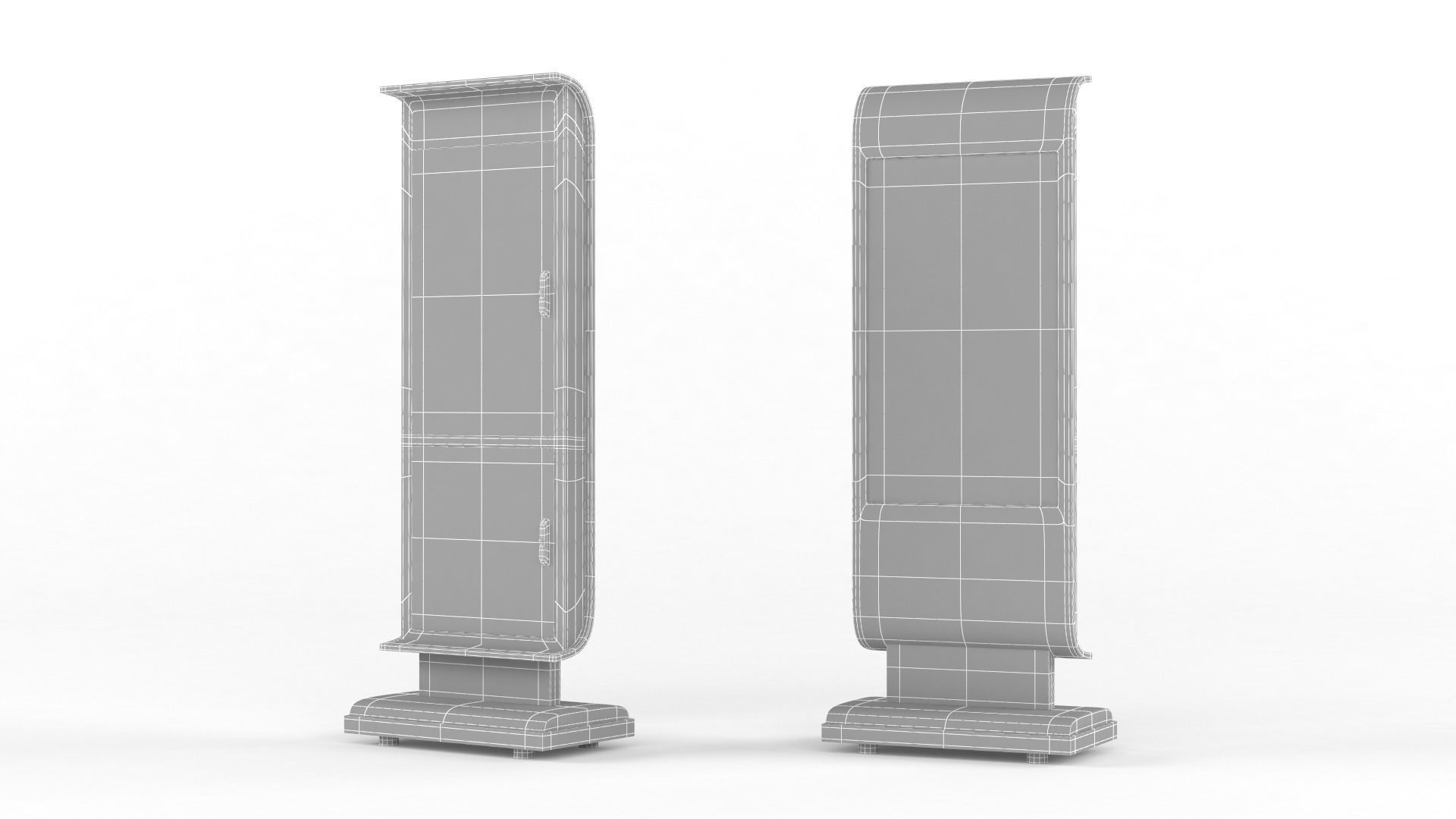 Information Kiosk 3D model_6