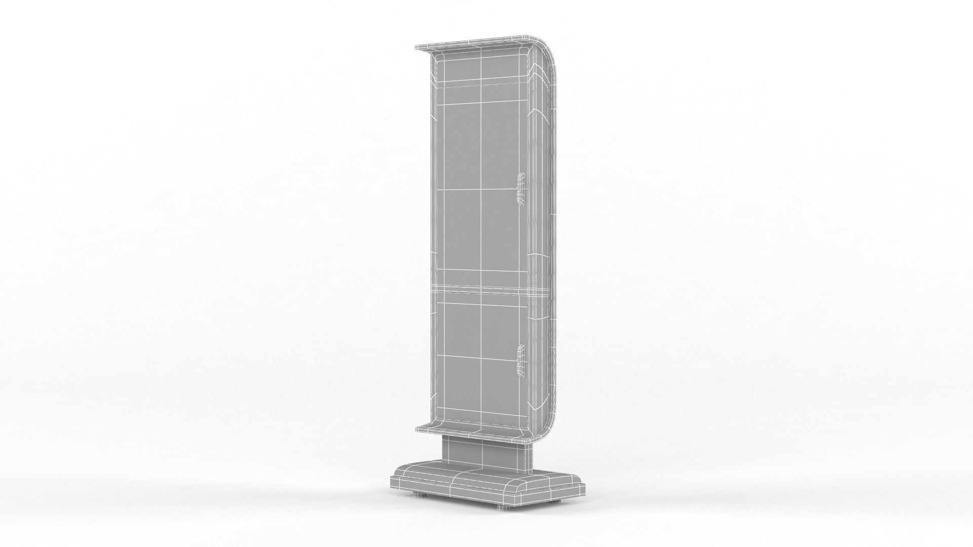 Information Kiosk 3D model_10