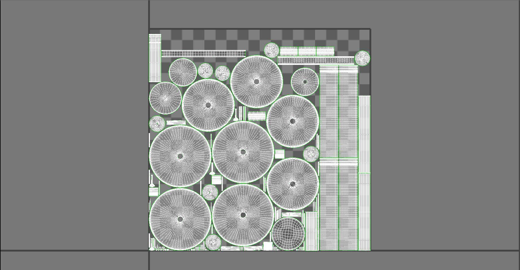 Saguara Chandelier 4 Light 3D model_6