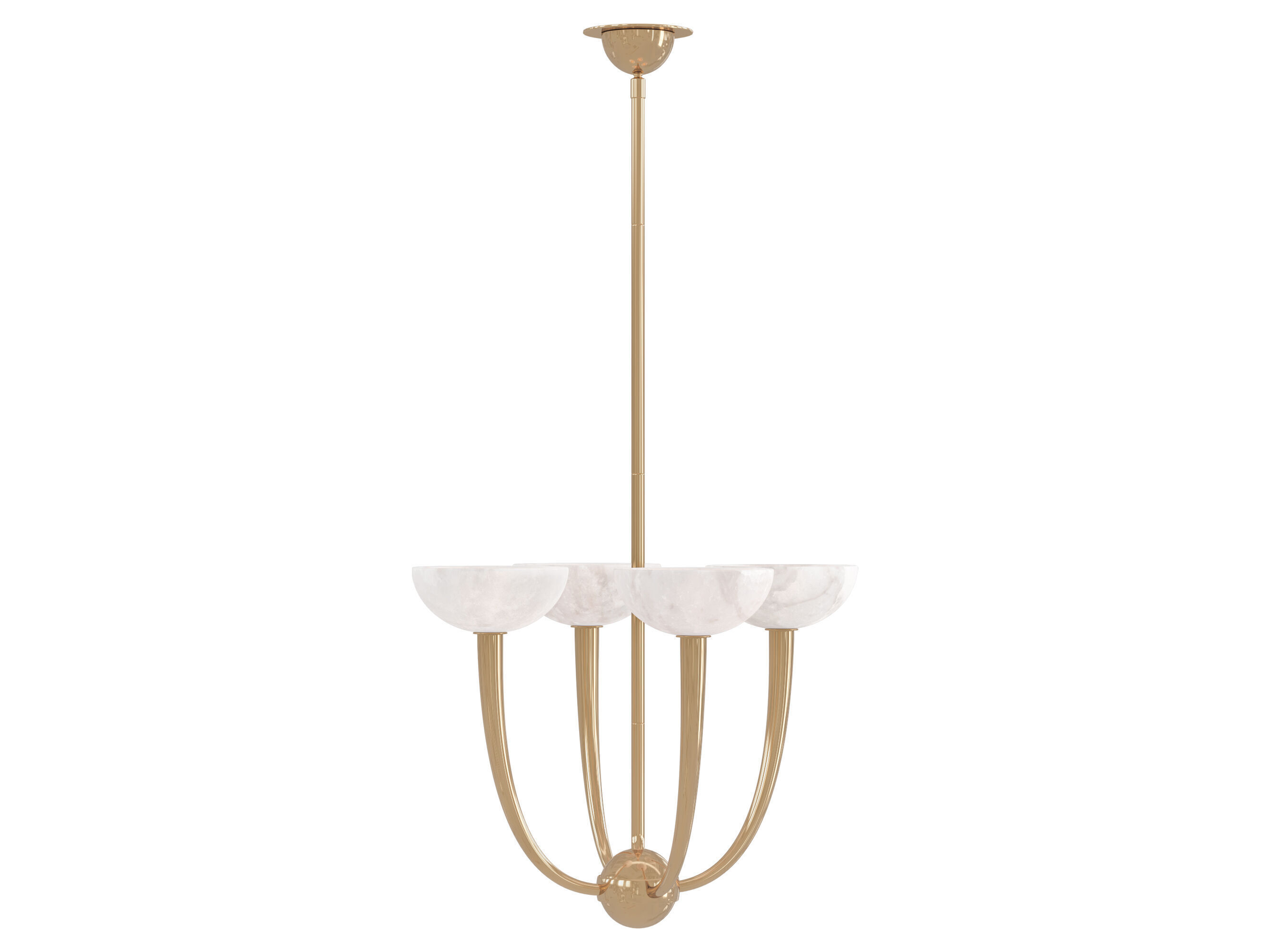 Saguara Chandelier 4 Light 3D model_2