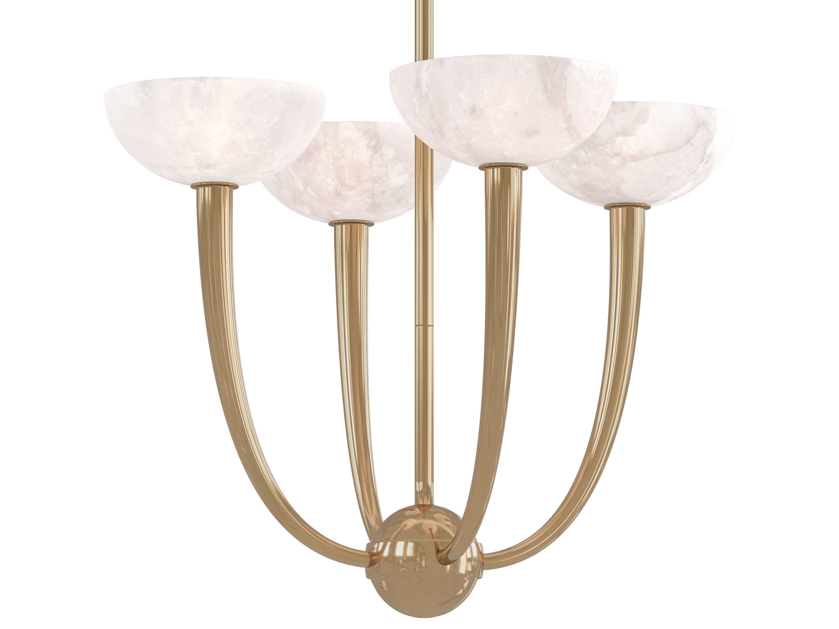 Saguara Chandelier 4 Light 3D model_3