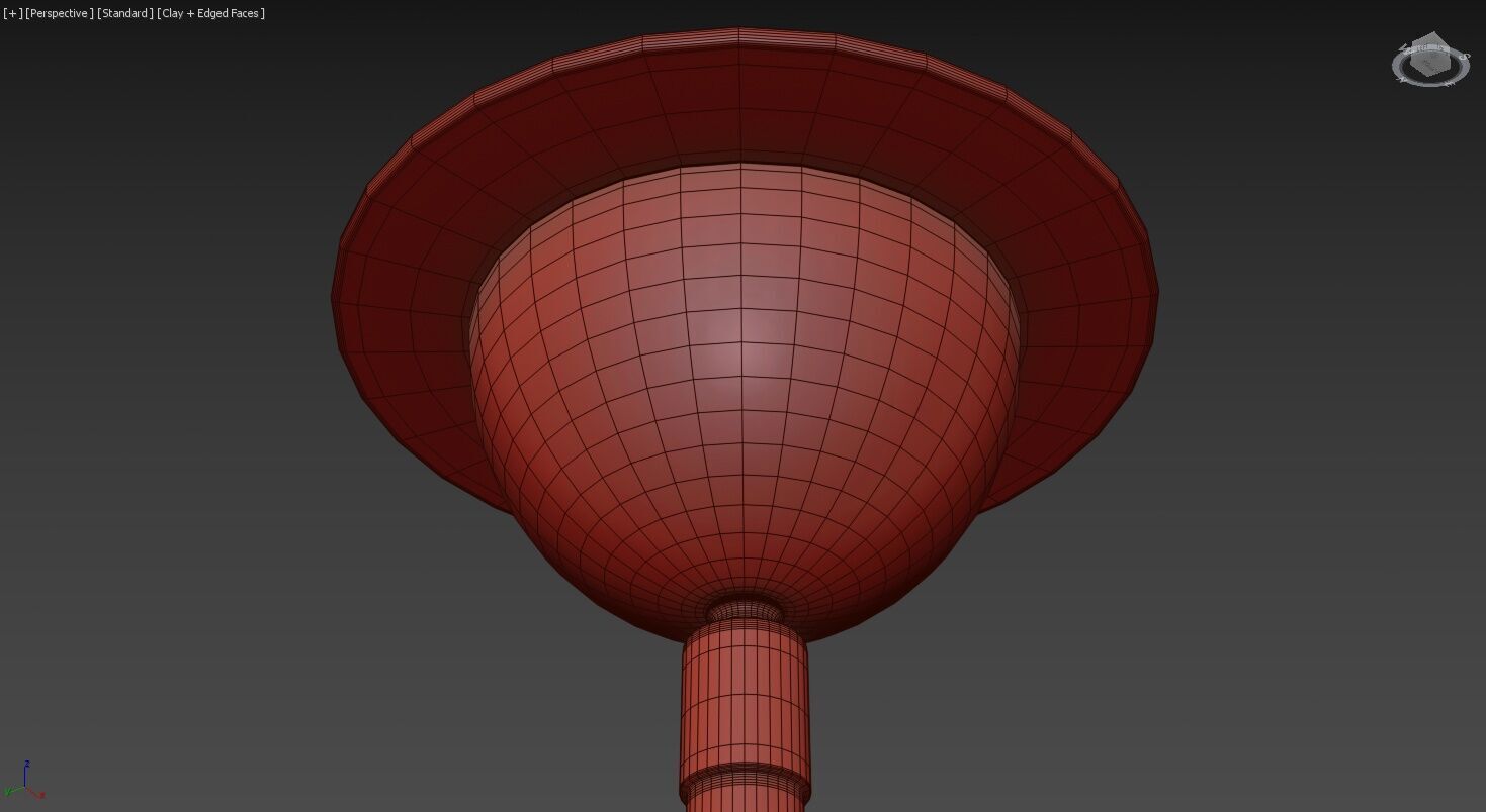 Saguara Chandelier 4 Light 3D model_13