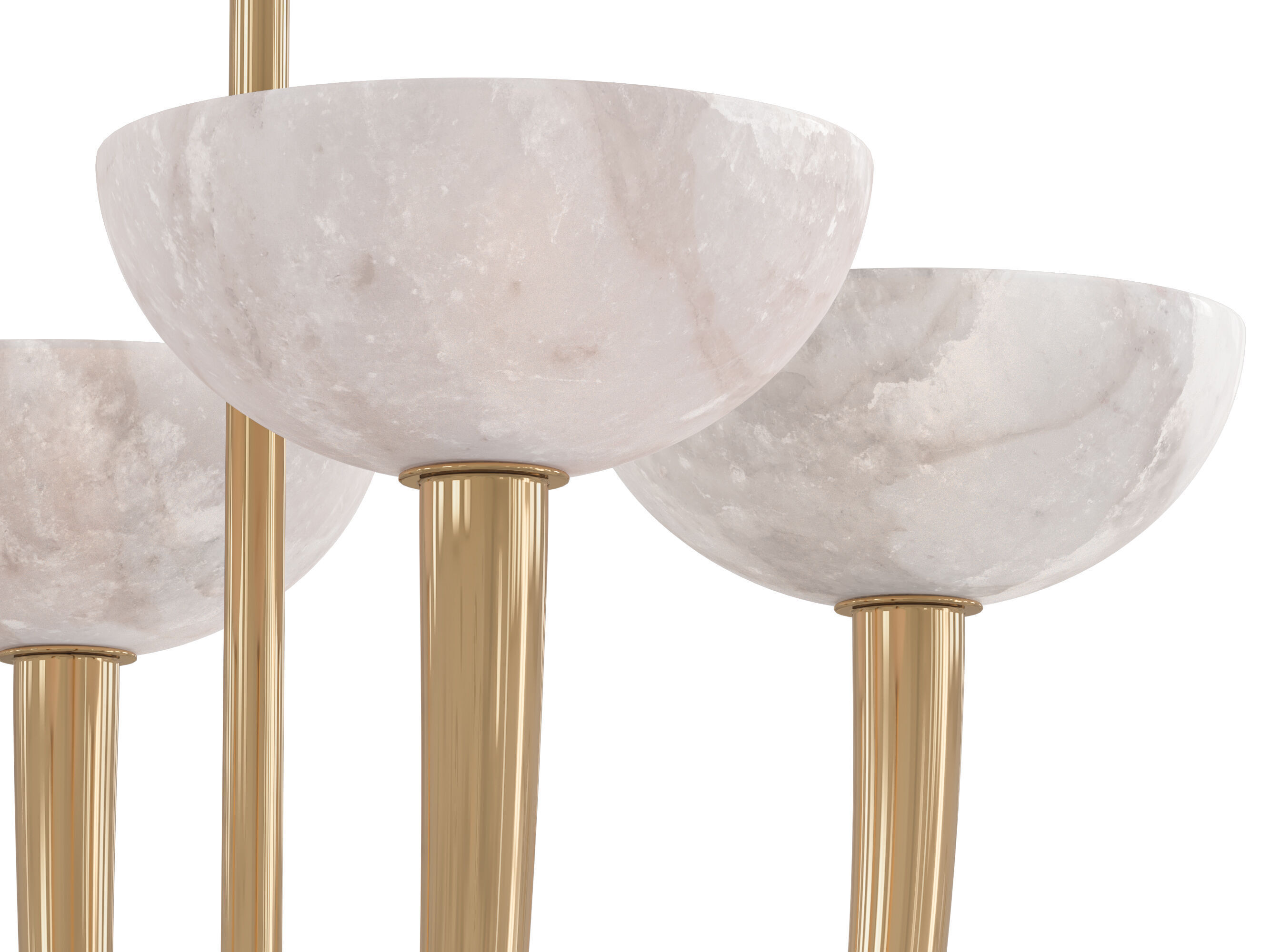 Saguara Chandelier 4 Light 3D model_1