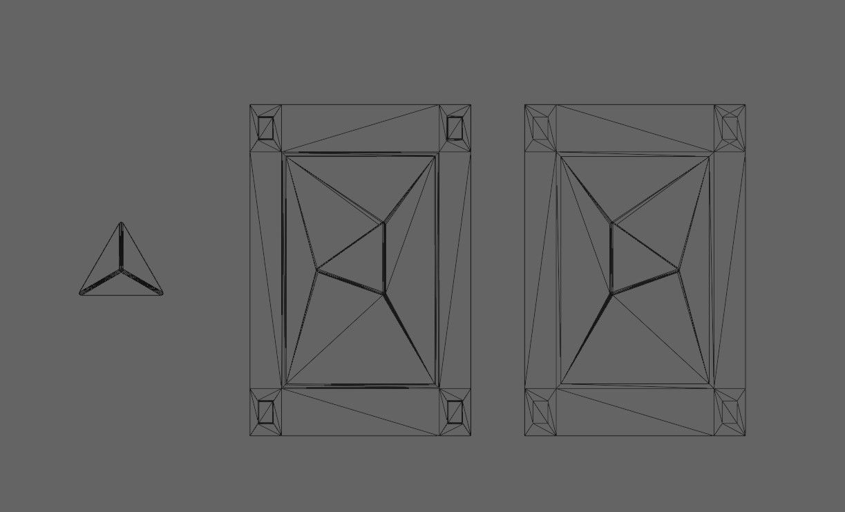 Mold for Dice 4 Sides Blank - Form - Molde para Dados 3D print model_7