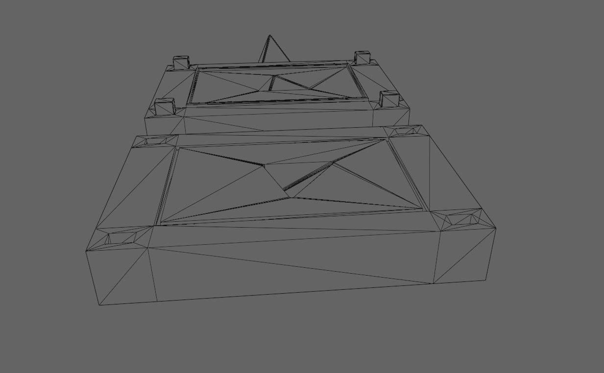 Mold for Dice 4 Sides Blank - Form - Molde para Dados 3D print model_8