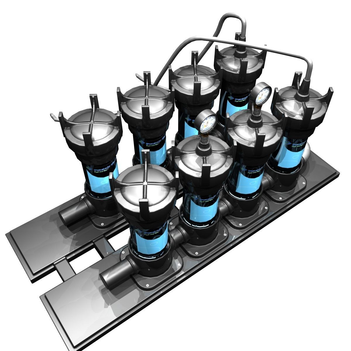 Water Pump - Filter 3D model_1