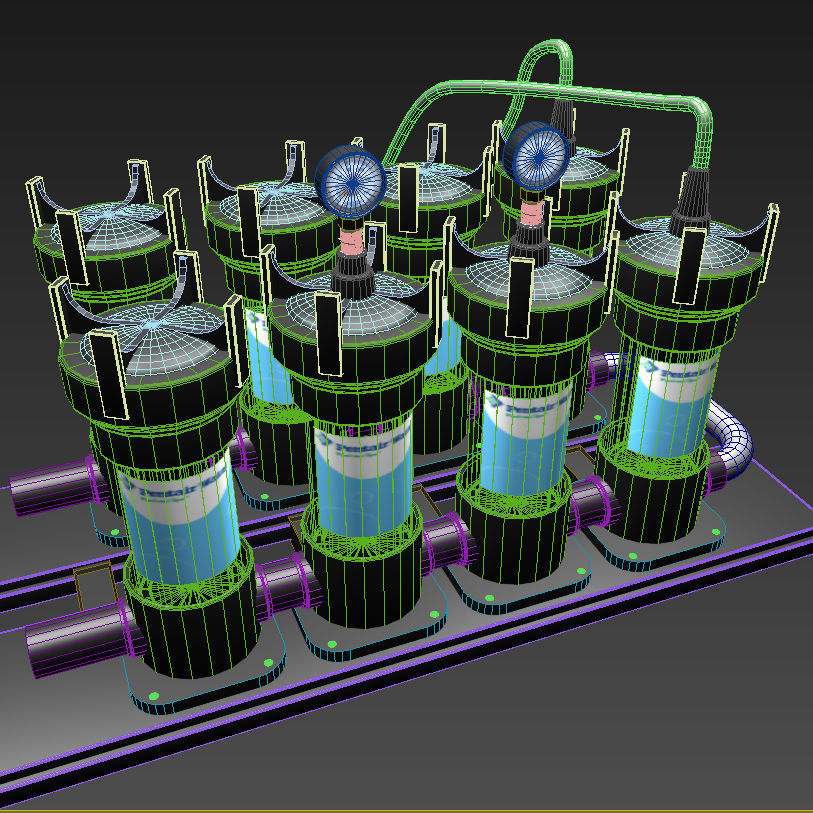 Water Pump - Filter 3D model_7