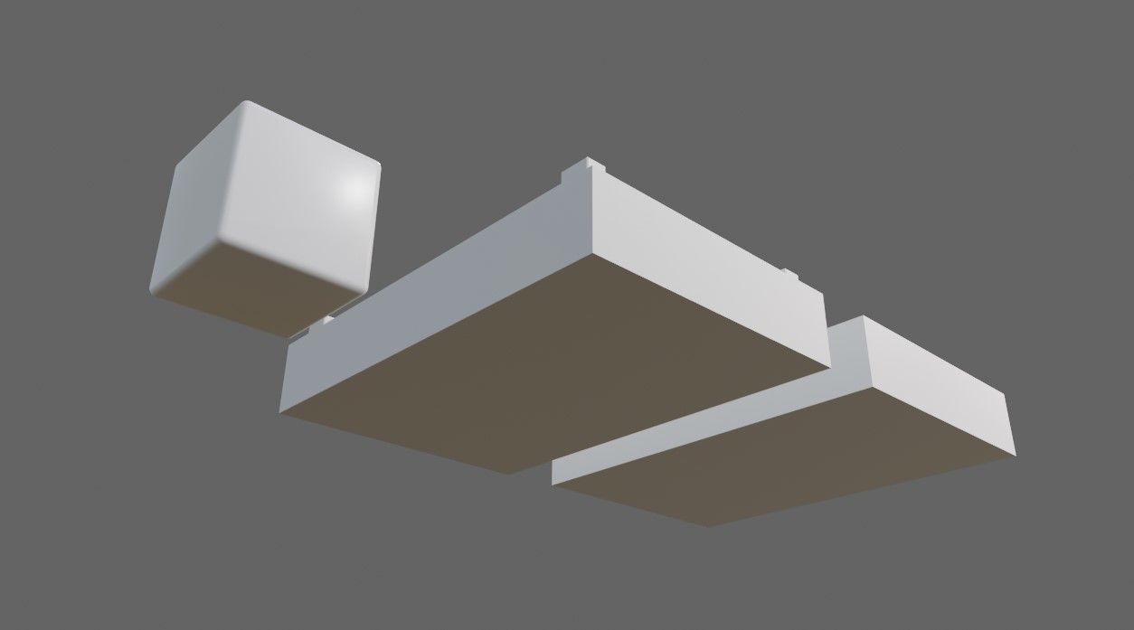 Mold for Dice 6 Sides Blank - Form - Molde para Dados 3D print model_7