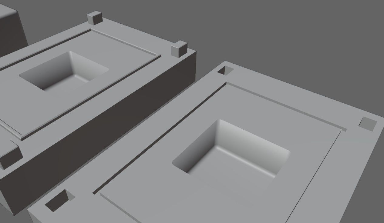 Mold for Dice 6 Sides Blank - Form - Molde para Dados 3D print model_13