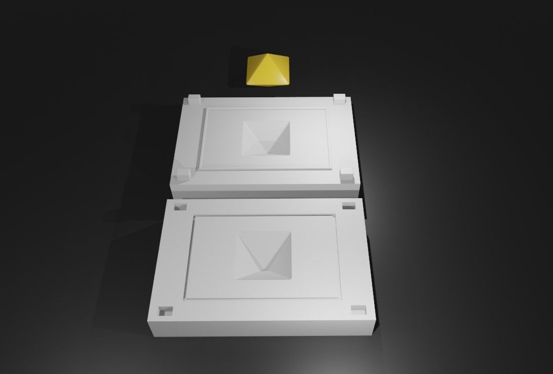 Mold for Dice 8 Sides Blank - Form - Molde para Dados 3D print model_1