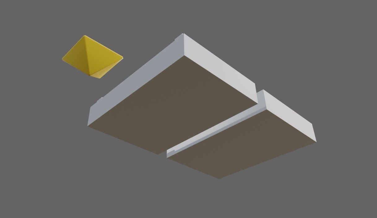 Mold for Dice 8 Sides Blank - Form - Molde para Dados 3D print model_9