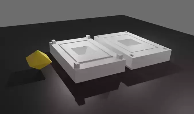Mold for Dice 8 Sides Blank - Form - Molde para Dados 3D print model