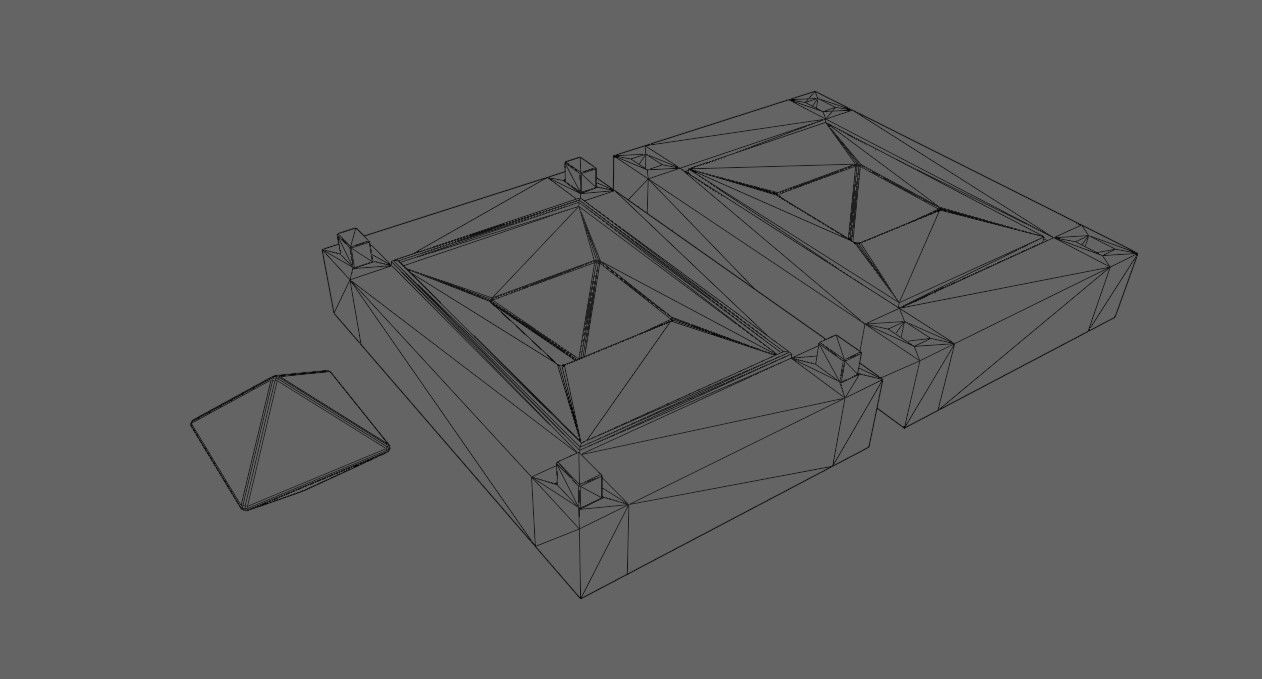Mold for Dice 8 Sides Blank - Form - Molde para Dados 3D print model_10