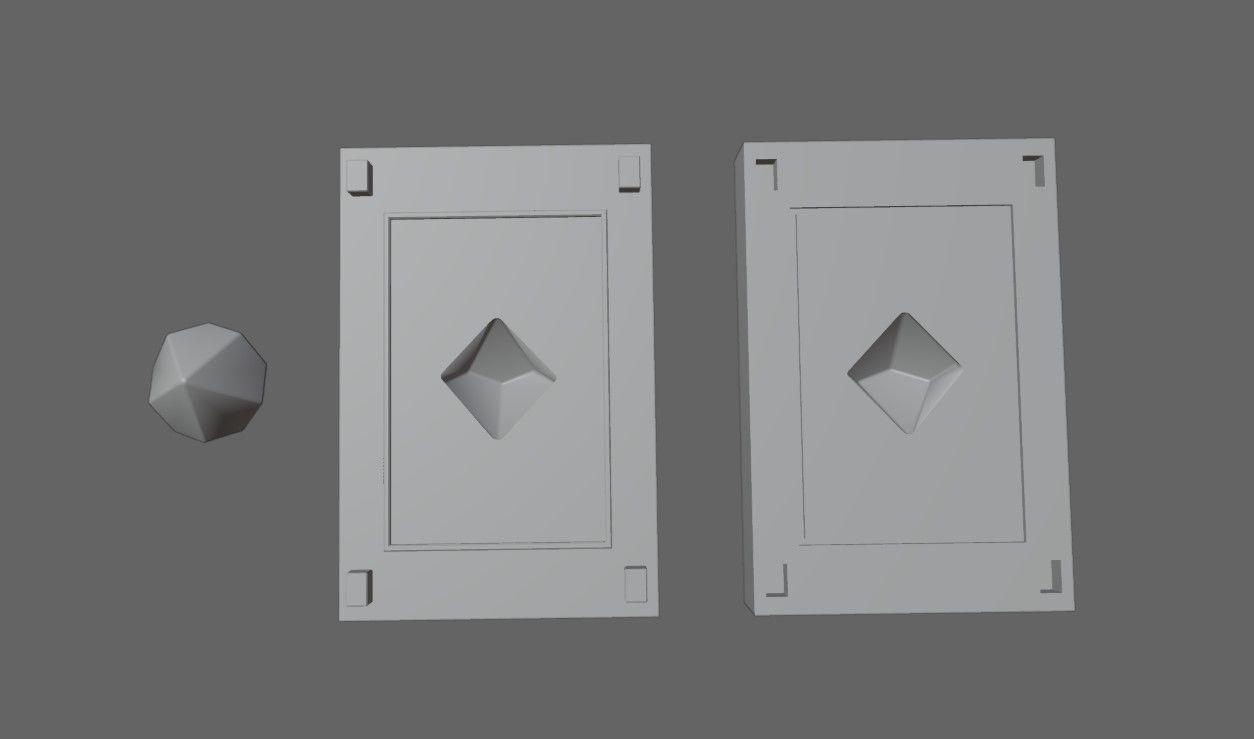 Mold for Dice 10 Sides Blank - Form - Molde para Dados 3D print model_2