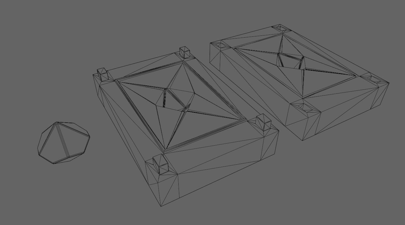 Mold for Dice 10 Sides Blank - Form - Molde para Dados 3D print model_5