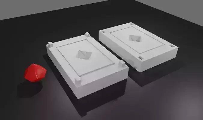 Mold for Dice 10 Sides Blank - Form - Molde para Dados 3D print model
